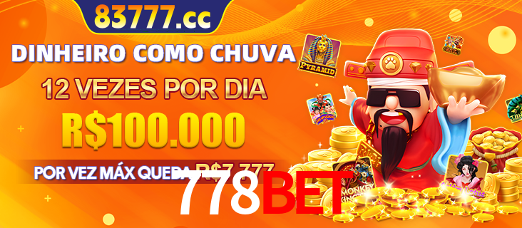 Banner do programa de recompensas Recomende para amigos do 778bet, detalhando os bônus por convidar amigos, com prêmios que chegam a R$288.888.